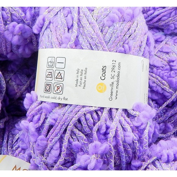 Moda Dea Lazy Daisy Purple Rain 1.76 oz 77 yd Each Made in Italy Lot of 15 - Picture 4 of 7